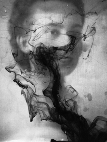 Photographie intitulée "Effervescence noir…" par Catherine Jubert Asencio, Œuvre d'art originale