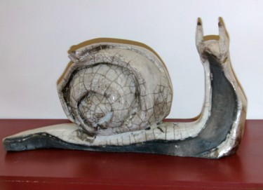 Sculpture intitulée "ESCARGOT" par Julien, Œuvre d'art originale, Céramique