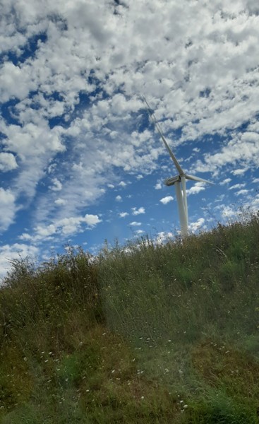 Photographie intitulée "Éoliennes en Norman…" par Catdicop, Œuvre d'art originale, Photographie numérique