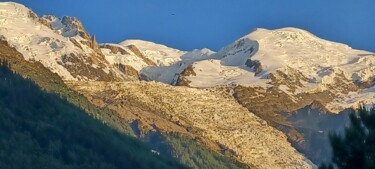 Fotografia intitolato "Mont Blanc au couch…" da Catdicop, Opera d'arte originale, Fotografia non manipolata