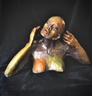 Sculpture titled "Racine" by Catherine Lesueur (C.Lesueur), Original Artwork, Ceramics