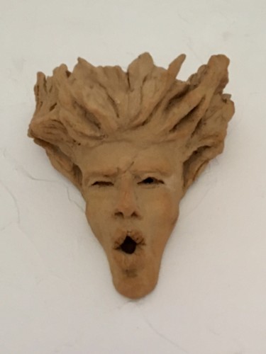 Sculpture titled "OH !" by Catherine Lesueur (C.Lesueur), Original Artwork, Ceramics