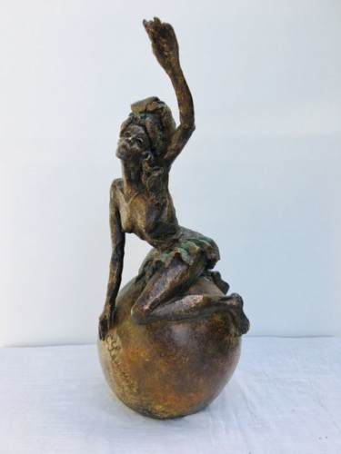 Sculpture intitulée "Altaïr bronze" par Catherine Lesueur (C.Lesueur), Œuvre d'art originale, Bronze