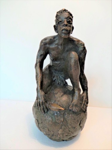 Sculpture intitulée "PREHISTOIRE bronze" par Catherine Lesueur (C.Lesueur), Œuvre d'art originale, Bronze