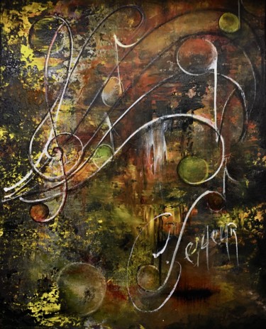 Painting titled "Symphonie #artistsu…" by Catherine Lesueur (C.Lesueur), Original Artwork, Acrylic