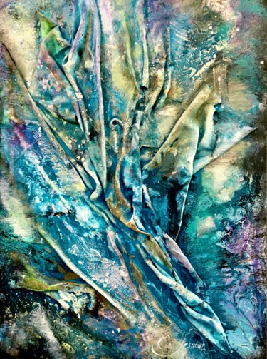 Картина под названием "Contemporary" - Catherine Lesueur (C.Lesueur), Подлинное произведение искусства, Акрил Установлен на…