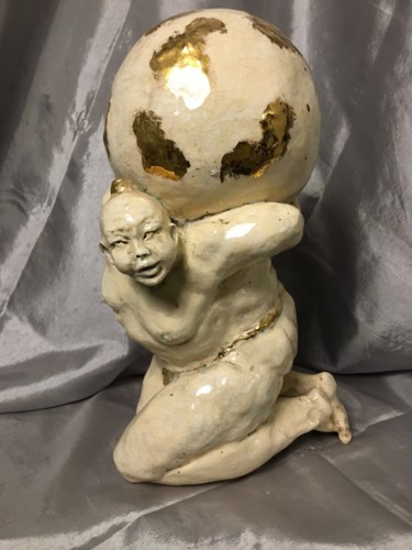 Skulptur mit dem Titel "MONDE CERAMIQUE" von Catherine Lesueur (C.Lesueur), Original-Kunstwerk, Keramik