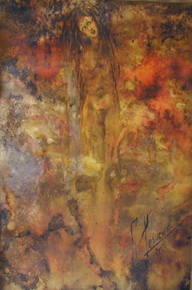 Картина под названием "aquarella" - Catherine Lesueur (C.Lesueur), Подлинное произведение искусства, Акварель