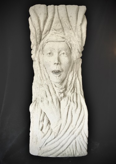 Sculptuur getiteld "Expression beton" door Catherine Lesueur (C.Lesueur), Origineel Kunstwerk, Cellenbeton