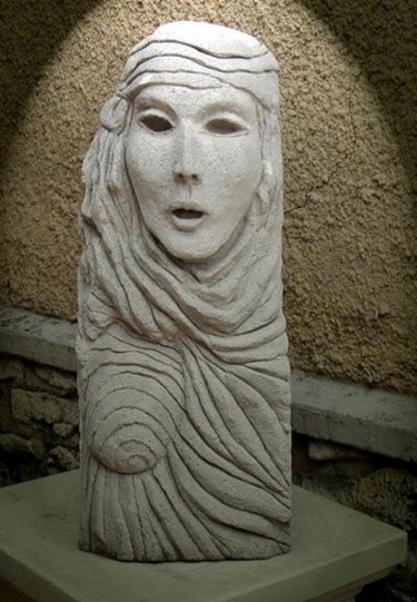 Skulptur mit dem Titel "TAILLE BETON CELLUL…" von Catherine Lesueur (C.Lesueur), Original-Kunstwerk, Andere