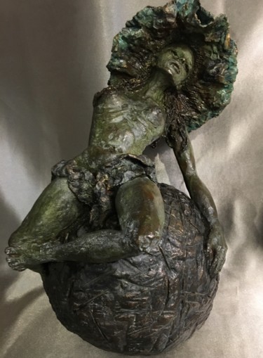 Escultura titulada "VEGA" por Catherine Lesueur (C.Lesueur), Obra de arte original, Metales