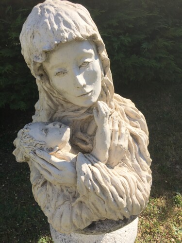 Sculptuur getiteld "MATERNITE" door Catherine Lesueur (C.Lesueur), Origineel Kunstwerk, Keramiek