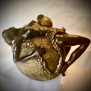 Skulptur mit dem Titel "Athéna" von Catherine Lesueur (C.Lesueur), Original-Kunstwerk, Metalle