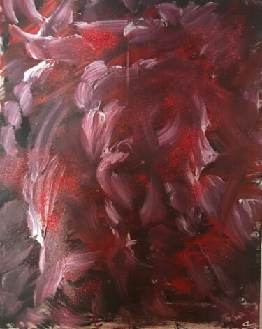 Painting titled "L'enfer" by Catherine Letinturier, Original Artwork, Acrylic