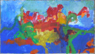 Malerei mit dem Titel "Territoires" von Catherine Maddens, Original-Kunstwerk, Acryl