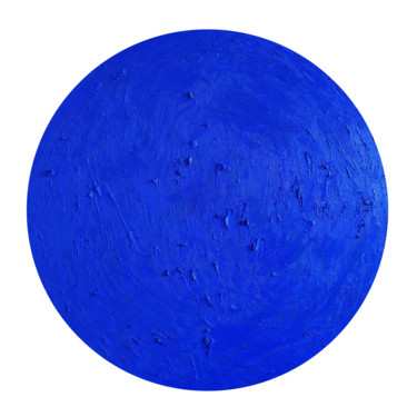 Peinture intitulée "Obsession bleue - T…" par Catherine Maddens, Œuvre d'art originale, Huile Monté sur Châssis en bois