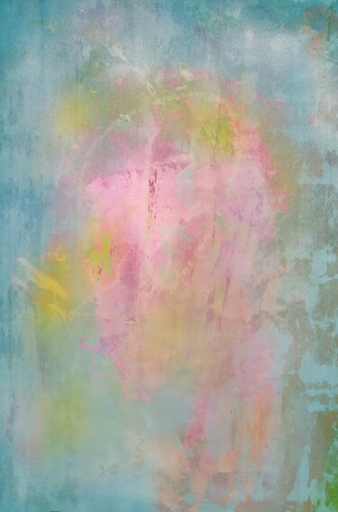 Картина под названием "Apparition éthérée" - Catherine Maddens, Подлинное произведение искусства, Акрил Установлен на Другая…