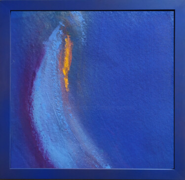 Painting titled "S'élancer" by Catherine Maddens, Original Artwork, Acrylic Mounted on Other rigid panel
