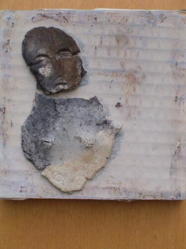 Skulptur mit dem Titel "bas relief" von Catherine Monmarson, Original-Kunstwerk
