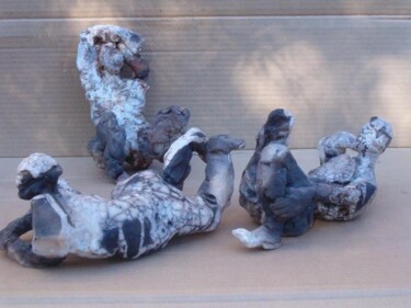 Sculpture intitulée "3 sculptures" par Catherine Monmarson, Œuvre d'art originale