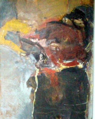 Painting titled "jaune" by Catherine Monmarson, Original Artwork