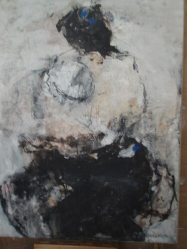 Painting titled "intimité" by Catherine Monmarson, Original Artwork