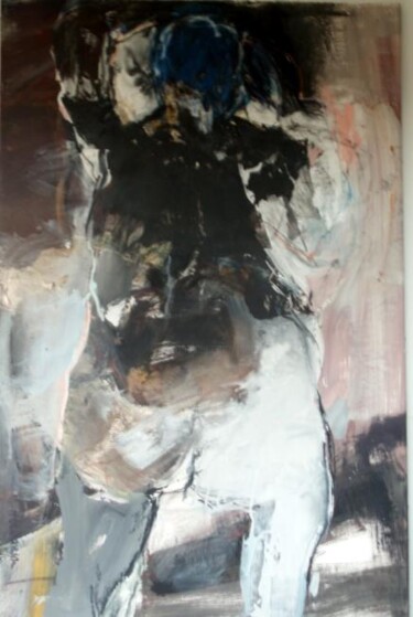 Peinture intitulée "Farouche 100x65cm t…" par Catherine Monmarson, Œuvre d'art originale