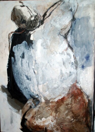 Peinture intitulée "Fourure 65x45cm tec…" par Catherine Monmarson, Œuvre d'art originale