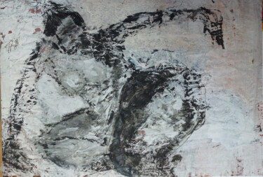 Картина под названием "NB" - Catherine Monmarson, Подлинное произведение искусства, Акрил Установлен на Деревянная рама для…