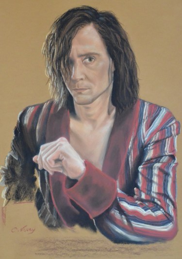 Drawing titled "Tom" by Andromaque, Original Artwork, Pastel