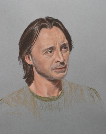 Dessin intitulée "Robert" par Andromaque, Œuvre d'art originale, Pastel