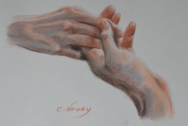 Рисунок под названием "Tom's hand 10 "we d…" - Andromaque, Подлинное произведение искусства