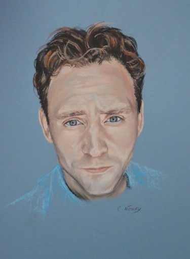 Drawing titled "Tom" by Andromaque, Original Artwork, Pastel