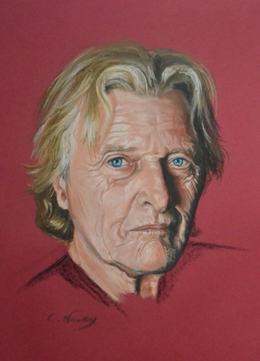 Drawing titled "Rutger" by Andromaque, Original Artwork, Pastel
