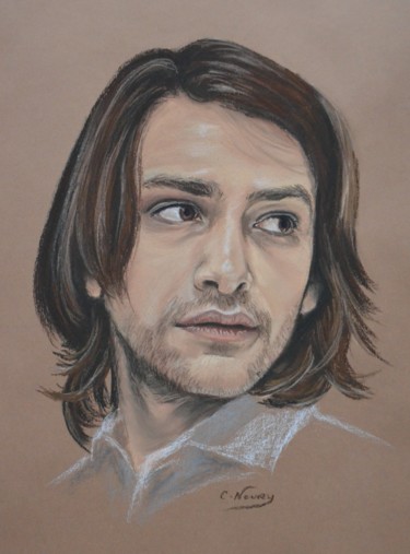 Dibujo titulada "Luke" por Andromaque, Obra de arte original, Pastel