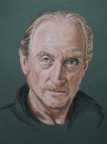 Dessin intitulée "Charles" par Andromaque, Œuvre d'art originale, Pastel