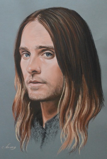 Dessin intitulée "Jared" par Andromaque, Œuvre d'art originale, Pastel