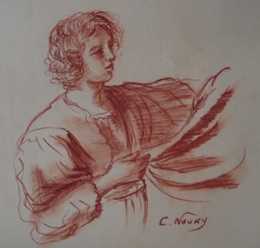 Drawing titled "Etude" by Andromaque, Original Artwork, Other