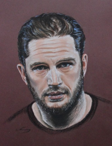 Dessin intitulée "Tom" par Andromaque, Œuvre d'art originale, Pastel Monté sur Carton