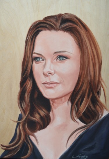 Painting titled "Rebecca" by Andromaque, Original Artwork, Pastel
