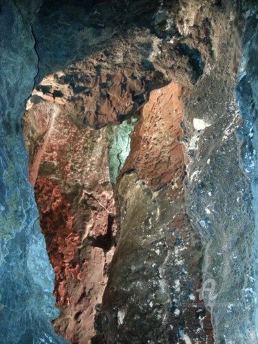 Fotografia intitolato "La Grotte 1" da Catherine Oliver (Miss kat), Opera d'arte originale, Fotografia digitale