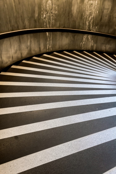 Fotografia zatytułowany „Escaliers zébrés” autorstwa Catherine Toiron, Oryginalna praca