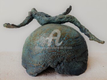 雕塑 标题为“AU BORD DU MONDE” 由Catherine Villa, 原创艺术品, 青铜