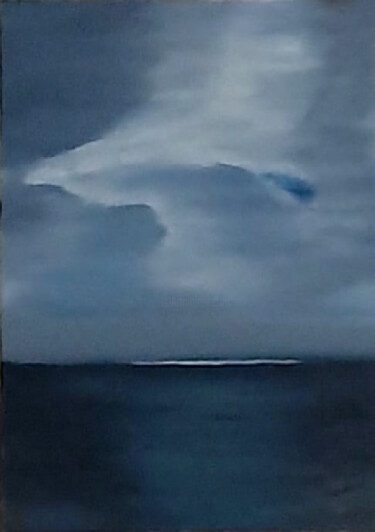 Peinture intitulée "A,ciel ouvert" par Catherine Willaumez, Œuvre d'art originale, Huile