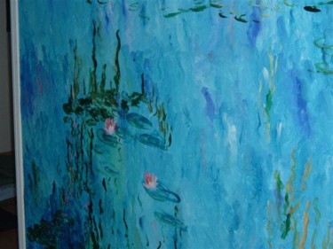 Peinture intitulée "D après Claude Monet" par Catherine Falize, Œuvre d'art originale