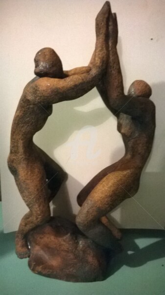 Skulptur mit dem Titel "la danse" von Catherine Demaugé Bost, Original-Kunstwerk, Keramik