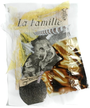 Collages titled "les petits enfants" by Catherine Guillaud, Original Artwork