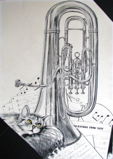 Drawing titled "Selections from " C…" by Catherine Mondoux (4INE), Original Artwork, Charcoal