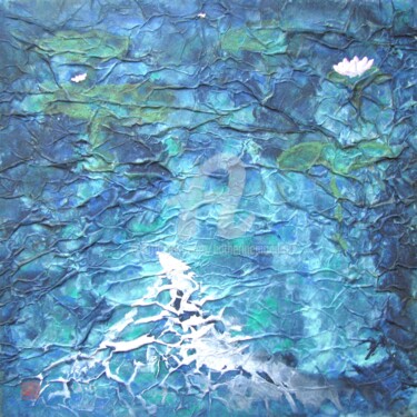 Pintura titulada "Le reflet du Cervin…" por Catherine Mondoux (4INE), Obra de arte original