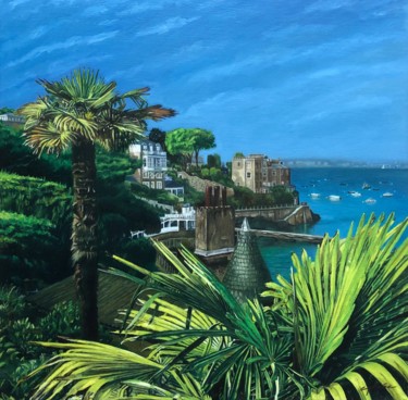 Peinture intitulée "Dinard paradise" par Catherine Porée, Œuvre d'art originale, Huile
